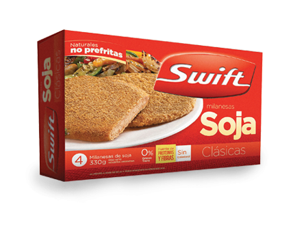MILANESA SOJA SWIFT CLASICA x330Grs