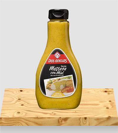 SALSA MOSTAZA C/MIEL DOS ANCLAS x400Grs