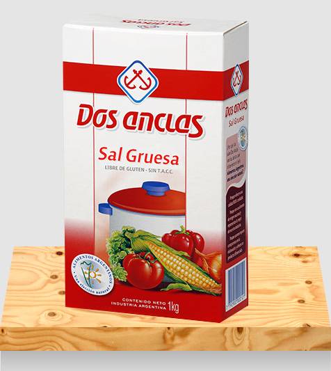 SAL GRUESA DOS ANCLAS ESTUCHE x1Kg
