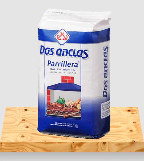 SAL PARRILLERA DOS ANCLAS PAQUETE x1Kg