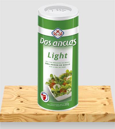 SAL LIGHT DOS ANCLAS SALERO x300Grs