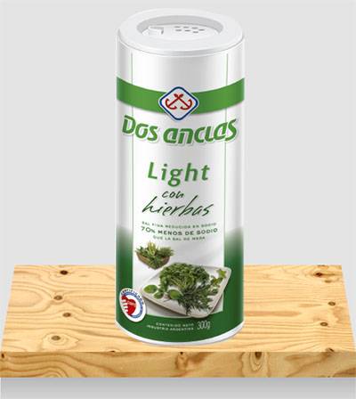 SAL LIGHT DOS ANCLAS C/HIERBAS x300Grs