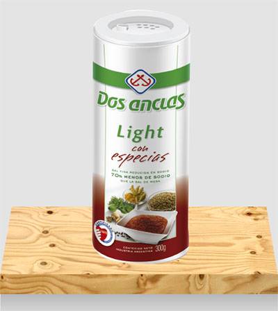 SAL LIGHT DOS ANCLAS C/ESPECIAS x300Grs