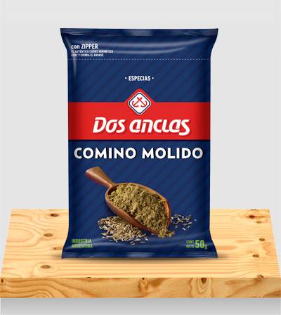 COMINO MOLIDO DOS ANCLAS BOLSA 6x50Grs